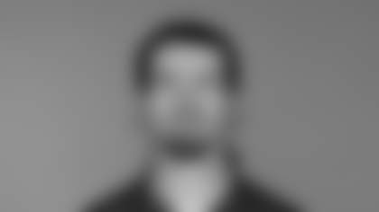 This is a 2025 photo of Jamie Gillan of the New York Giants NFL football team. This image reflects the New York Giants active roster as of June 16, 2025 when this image was taken. (AP Photo)