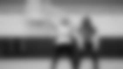 Jacksonville, Fla. — Jaguars cornerback Jarrian Jones (22) and cornerback Montaric Brown (30) during practice at the Miller Electric Center on November 27, 2025.