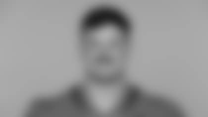 This is a 2025 photo of Ezra Cleveland of the Jacksonville Jaguars NFL football team. This image reflects the Jacksonville Jaguars active roster as of Tuesday, April 8, 2025 when this image was taken.