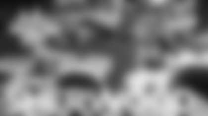 Go all access with the Jets linebacker during the victory over the Falcons.