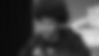 Texas A&M wide receiver KC Concepcion speaks during a news conference at the NFL football scouting combine in Indianapolis, Friday, Feb. 27, 2026. (AP Photo/Julio Cortez)