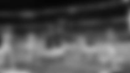 Atlanta Falcons safety Jessie Bates III (3) celebrates his pick-six against the Los Angeles Rams in the first half of an NFL football game, Monday, Dec. 29, 2025, in Atlanta. (AP Photo/Mike Stewart)