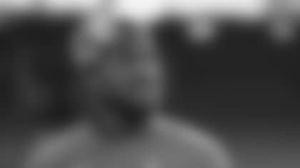 Los Angeles Rams quarterback Bryce Perkins (16) warms up against the Kansas City Chiefs during an NFL football game, Sunday, Nov. 27, 2022, in Kansas City, Mo. The Chiefs defeated the Rams, 26-10.