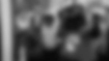 The Carolina Panthers surprise Changemaker nominee Michael DeVaul of the YMCA of the USA on Tuesday, No. 18, 2025 at Community Matters Cafe in Charlotte, NC.