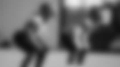 The Carolina Panthers hold practice on Nov. 13, 2025 at Bank of America Stadium in Charlotte, NC.