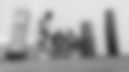 The Carolina Panthers hold Rookie Mini Camp on Saturday, May. 10, 2025 in Charlotte, NC.