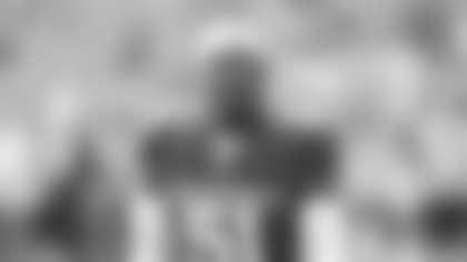 Arizona Cardinals linebacker Krys Barnes (51) stands on the field before an NFL football game against the Miami Dolphins, Sunday, Oct. 27, 2024, in Miami Gardens, Fla.