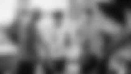 Mike Jackson of the Carolina Panthers hosts a Thanksgiving Food Giveaway on Saturday, Nov. 8, 2025 at What’s Next Ministry in Charlotte, NC.