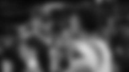 Carolina Panthers quarterback Bryce Young (9) greets New Orleans Saints quarterback Tyler Shough (6) after an NFL football game, Sunday, Dec. 14, 2025, in New Orleans. (AP Photo/Ella Hall)