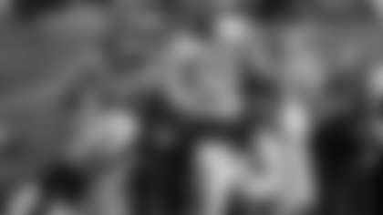 Carolina Panthers wide receiver Steve Smith, right, beats the New England Patriots' Tyrone Poole, left, and Eugene Wilson to make a touchdown catch in the second quarter of Super Bowl XXXVIII in Houston, Sunday, Feb. 1, 2004. (AP Photo/Elise Amendola)