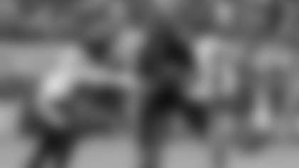 North Carolina State's KC Concepcion (10) fails to make a catch ahead of Duke's Ozzie Nicholas (45) during the second half of an NCAA college football game in Raleigh, N.C., Saturday, Nov. 9, 2024. (AP Photo/Ben McKeown)