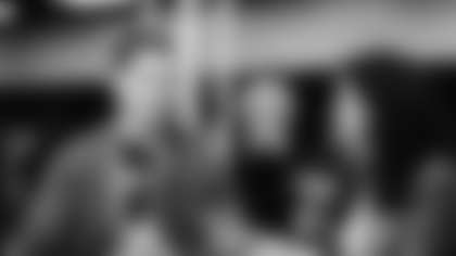 The Carolina Panthers are seen at the combine on Tuesday, Feb. 24, 2026 in Indianapolis, IN.