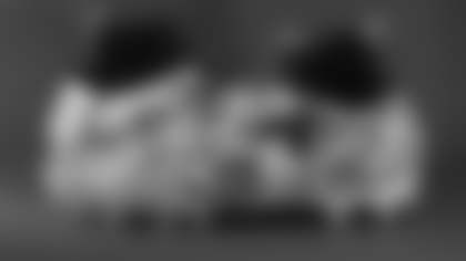 Austin Hooper's cleats supporting the Austin Hooper Foundation.