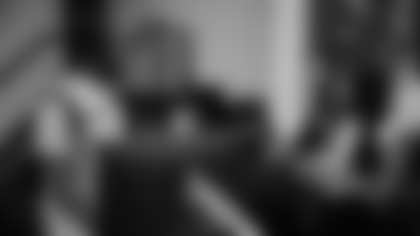 The Las Vegas Raiders hosted students from the Oak View Group and Dream Foundation for a panel and round table discussion and tour of the facility at Intermountain Health Performance Center, Thursday, October 23, 2025, in Henderson, Nev.