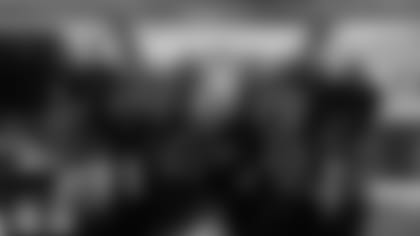 High school students from Hawaii’s GEAR UP Maui program visited the Las Vegas Raiders P.A.C.E. group and players at Las Vegas Raiders Headquarters, Friday, March 1, 2024, in Henderson, Nev.