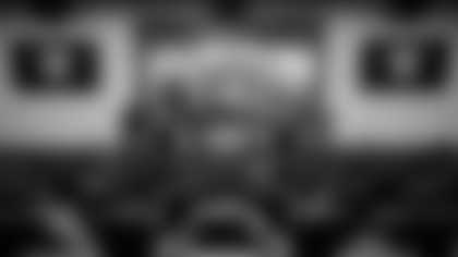 The Las Vegas Raiders hosted students from the Oak View Group and Dream Foundation for a panel and round table discussion and tour of the facility at Intermountain Health Performance Center, Thursday, October 23, 2025, in Henderson, Nev.