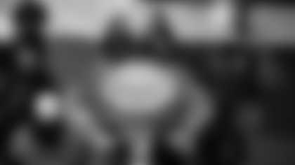 High school students from Hawaii’s GEAR UP Maui program visited the Las Vegas Raiders P.A.C.E. group and players at Las Vegas Raiders Headquarters, Friday, March 1, 2024, in Henderson, Nev.