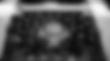 The Las Vegas Raiders P.A.C.E. group pose for a photo in honor of AAPI month at Las Vegas Raiders Headquarters, Wednesday, May 22, 2024, in Henderson, Nev.