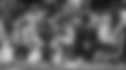 Los Angeles Rams quarterback Matthew Stafford lasers a perfect pass to wide receiver Puka Nacua for a 58-yard gain into the red zone against the Seattle Seahawks at Lumen Field.