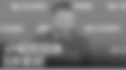 Los Angeles Rams head coach Sean McVay talks about wide receiver Davante Adams' practice participation, wide receiver Tutu Atwell's game status ahead of Sunday's matchup against the Detroit Lions, and outside linebacker Byron Young's consistency on defense.