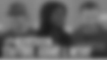 Los Angeles Rams quarterback Matthew Stafford, wide receiver Davante Adams, and head coach Sean McVay discuss their preparation for Sunday's NFC Championship matchup against the Seattle Seahawks. The trio also highlight the impact of leaders like running back Kyren Williams on the offense.