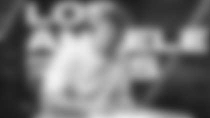 Look back on the moment Los Angeles Rams head coach Sean McVay and general manager Les Snead drafted tight end Terrance Ferguson in the 2025 Draft.