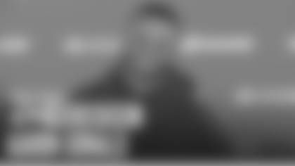 Los Angeles Rams Legend Aaron Donald returns to the practice facility to discuss staying busy in retirement, keeping in touch with younger players such as outside linebacker Jared Verse, and his impressions of the Rams' defense this season ahead of Sunday's Aaron Donald Celebration game at SoFi Stadium.