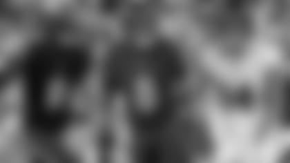 From left: QB Lamar Jackson, ILB Roquan Smith, S Kyle Hamilton