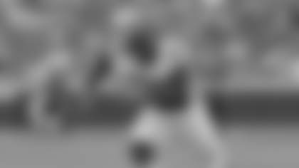 Cleveland Browns defensive end Jeremiah Martin (69) rushes during an NFL preseason football game against the Kansas City Chiefs Saturday, Aug. 26, 2023, in Kansas City, Mo.