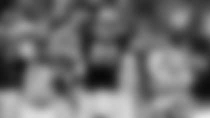 New Orleans Saints tight end Jimmy Graham (80) celebrates a pass reception during the third quarter of an NFL football game against the Carolina Panthers in New Orleans, Sunday, Jan. 1, 2012. Graham later set the single season tight end receiving yards of more than 1338 by Hall of Famer Kellen Winslow on the drive.(AP Photo/Bill Feig)