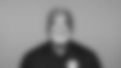 This is a 2025 photo of Karl Dunbar of the Pittsburgh Steelers NFL football team. This image reflects the Steelers active roster as of May 22, when this image was taken. (Karl Roser / Pittsburgh Steelers)