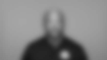 This is a 2025 photo of Eddie Faulkner of the Pittsburgh Steelers NFL football team. This image reflects the Steelers active roster as of May 21, when this image was taken. (Karl Roser / Pittsburgh Steelers)