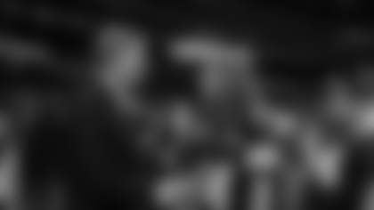 NFL Fan of the Year on-field recognition moment during the NFL Super Bowl LIX football game between the Philadelphia Eagles and Kansas City Chiefs on Sunday, February 9, 2025 in New Orleans, Louisiana. (Logan Bowles/NFL)