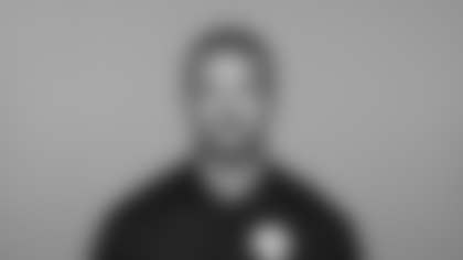 This is a 2025 photo of Justus Galac of the Pittsburgh Steelers NFL football team. This image reflects the Steelers active roster as of May 22, when this image was taken. (Karl Roser / Pittsburgh Steelers)