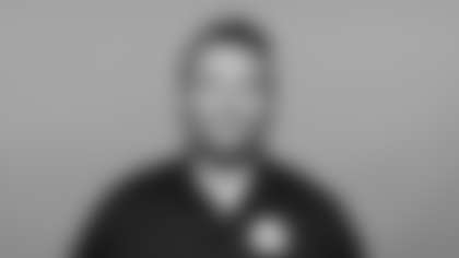 This is a 2026 photo of Eric Simonelli of the Pittsburgh Steelers NFL football team. This image reflects the Steelers active roster as of Feb. 10, when this image was taken. (Karl Roser / Pittsburgh Steelers)