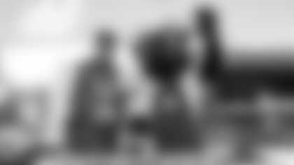 An image from the August 14th, 2025 Training Camp Practice 17 at NRG Stadium in Houston, TX.