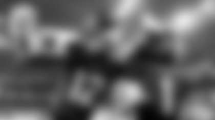 An image from the January 11th, 2025 Playoffs Wildcard game against the Los Angeles Chargers at NRG Stadium in Houston, TX. The Texans won 32-12.