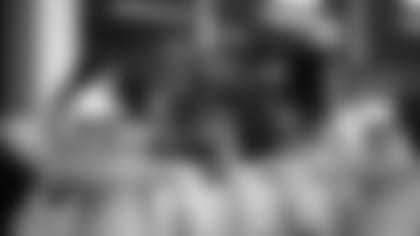 A November 14th, 2023 image from the Old Spice Career Panel with Will Anderson Jr. at Big Brothers Big Sisters in Houston, TX.