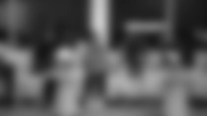 A November 14th, 2023 image from the Old Spice Career Panel with Will Anderson Jr. at Big Brothers Big Sisters in Houston, TX.