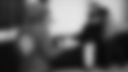 A November 14th, 2023 image from the Old Spice Career Panel with Will Anderson Jr. at Big Brothers Big Sisters in Houston, TX.