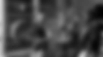 An image from the June 9th, 2025 Media Day Battle Red Set at NRG Stadium in Houston, TX.