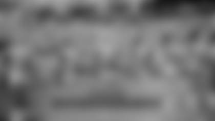 Titans Cheerleaders and Blue Crew take the field for the team's Week 17 game against the Saints at Nissan Stadium.