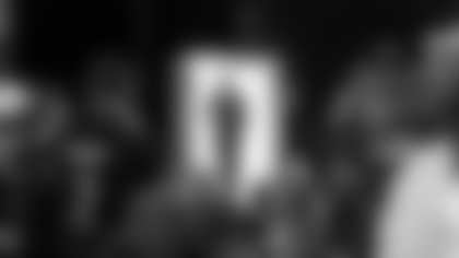 The Chicago Bears host a Draft Party at Soldier Field, Thursday, April 25, 2024, in Chicago, Illinois.