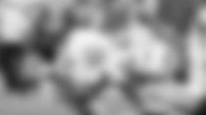 Clemson linebacker Wade Woodaz (17) tackles Georgia Tech quarterback Haynes King (10) during the second half of an NCAA college football game, Saturday, Sept. 13, 2025, in Atlanta. (AP Photo/Colin Hubbard)