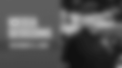 Offensive coordinator speaks to reporters about matching the Rams' intensity, and OL Miles Frazier.