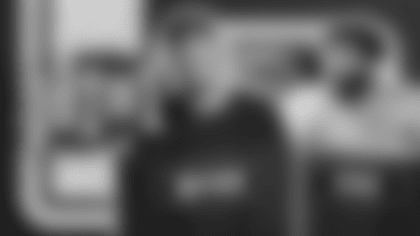 In episode four of QB 1 on 1, Los Angeles Rams quarterback Matthew Stafford and running back Kyren Williams test how well they know their teammates — from which defensive lineman played running back, to who has a twin, and even which track event Jared Verse competed in during high school.