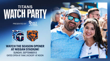 Titans to Host Watch Party at Nissan Stadium for Season Opener vs