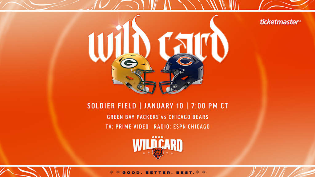 Chicago Bears vs. Green Bay Packers Wild Card Playoff Game: Date, Time, Ticket Information, TV Information