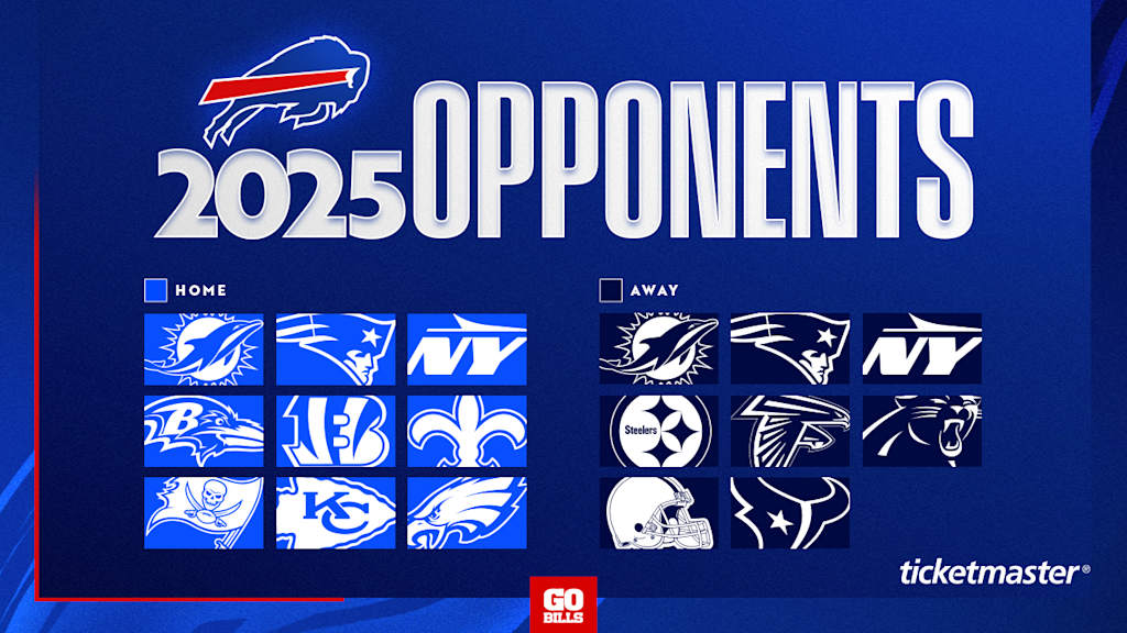 Buffalo Bills 2025 opponents finalized