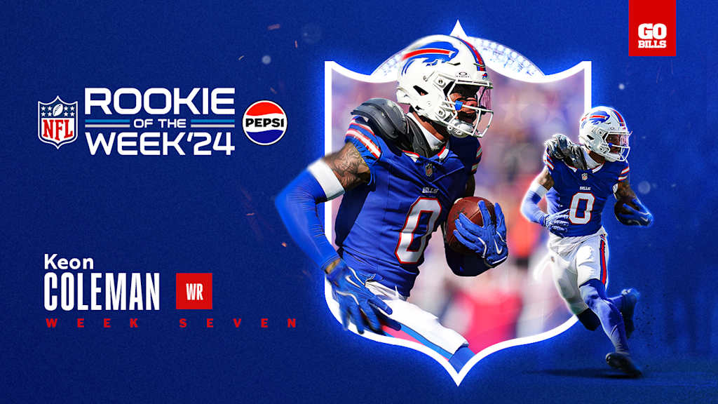 Bills wide receiver Keon Coleman voted the NFL's Pepsi Zero Sugar Rookie of the Week | Week 7